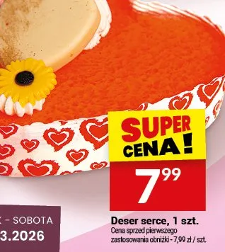 Deser serce promocja w Twój Market