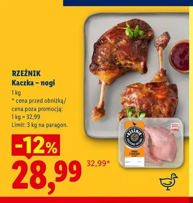 Kaczka - nogi Rzeźnik promocja w Lidl