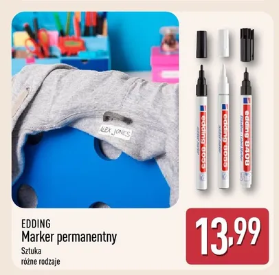 Marker permanentny Edding promocja w Aldi