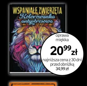 Książka Wspaniałe zwierzęta Kolorowanka antystresowa promocja w Empik