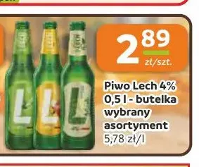 Piwo Lech 4% promocja w Gama