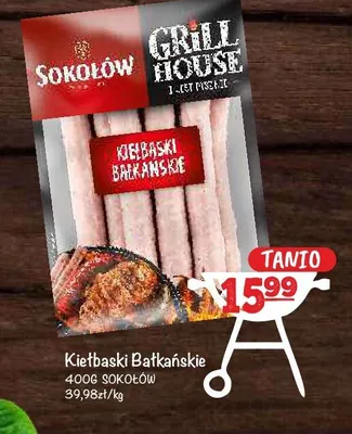 Kiełbaski Bałkańskie Sokołów Grill House promocja w Arhelan