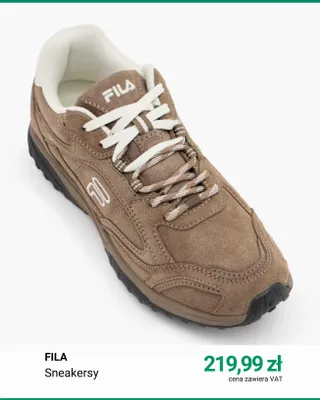 Sneakersy FILA promocja w Deichmann