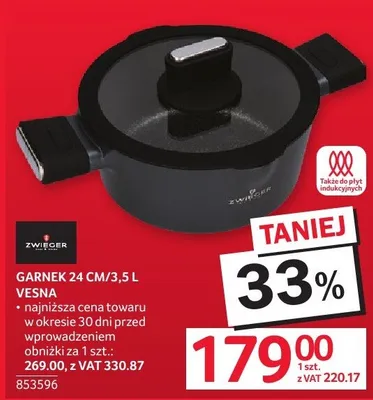 Garnek GARNEK 24 CM/3,5 L VESNA promocja w Selgros