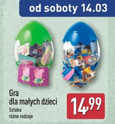Gra dla małych dzieci promocja w Aldi