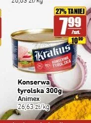Konserwa Tyrolska Krakus promocja w API Market