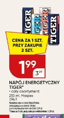 Napój energetyczny Tiger promocja w Chata Polska