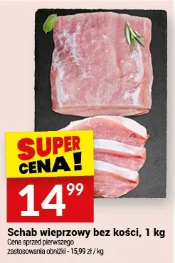 Schab wieprzowy bez kości promocja w Twój Market