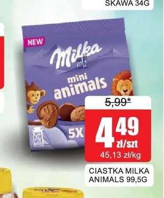 Ciastka Milka Mini Animals promocja w Bingo