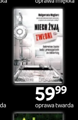 Książka Niech żyją zwłoki Małgorzata Węglarz promocja w Empik