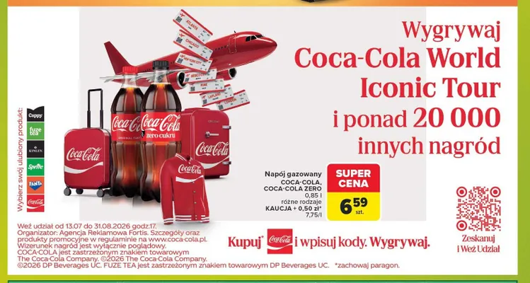 Napój gazowany Coca-Cola promocja w Carrefour Market