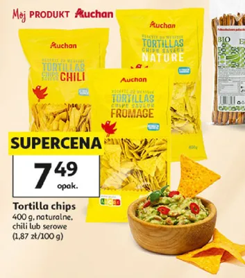 Tortilla chips Auchan promocja w Auchan