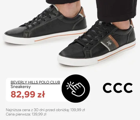 Sneakersy Beverly Hills Polo Club promocja w CCC
