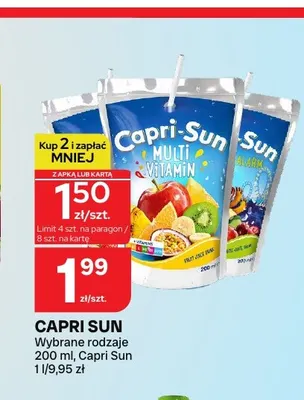 Napój Capri-Sun Safari promocja w Chorten