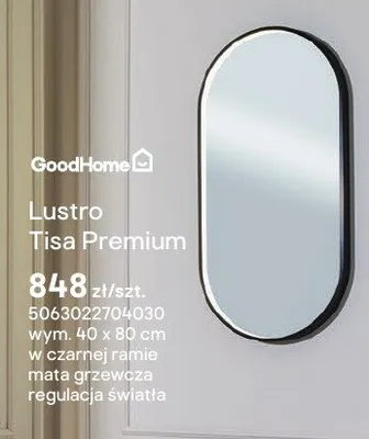 Lustro LED GoodHome Tisa Premium promocja w Castorama