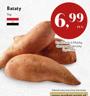 Bataty Egipt promocja w Market Point
