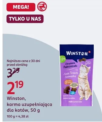 Karma uzupełniająca dla kotów promocja w Rossmann