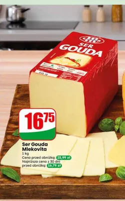 Ser Gouda Mlekovita promocja w Dino