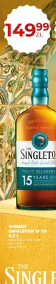 Whisky The Singleton 15 YO promocja w Duży Ben