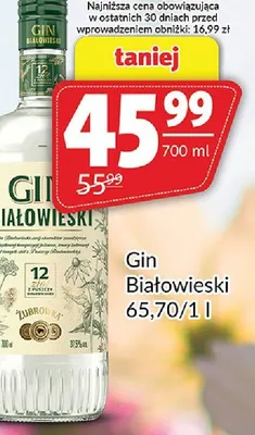 Gin Białowieski promocja w Prim Market