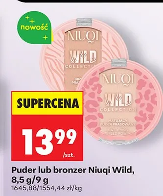 Puder lub bronzer Niuqi Wild promocja w Biedronka