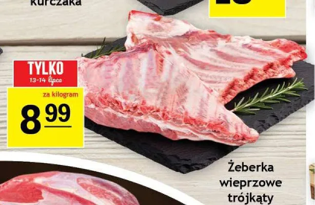 Żeberka wieprzowe trójkąty promocja w Gram Market