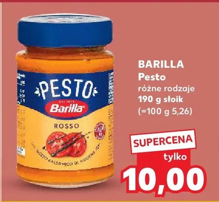 Pesto różne rodzaje promocja w Kaufland