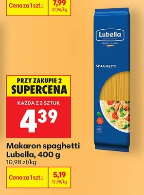 Makaron spaghetti promocja w Biedronka