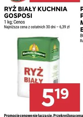Ryż biały Kuchnia Gosposi promocja w Stokrotka