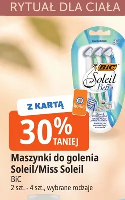Maszynki do golenia Soleil BiC promocja w Leclerc