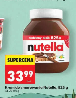 Krem do smarowania Nutella promocja w Biedronka