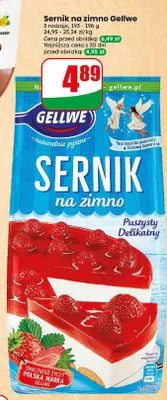 Sernik na zimno Gellwe promocja w Dino