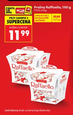 Praliny Raffaello promocja w Biedronka