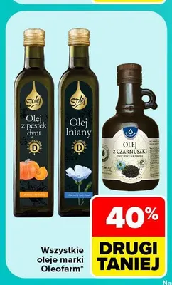 Oleje marki Oleofarm promocja w Carrefour