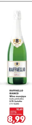 Wino musujące białe półsłodkie RAFFAELLO BIANCO promocja w Kaufland