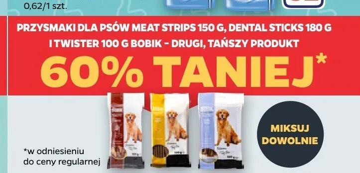 Przysmaki dla psów Twister Bobik promocja w Netto