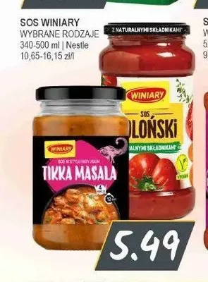 Sos Tikka Masala Winiary promocja w Słoneczko