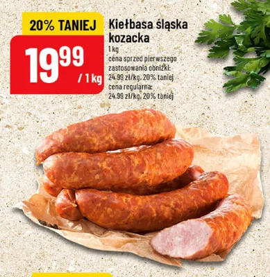 Kiełbasa śląska kozacka promocja w POLOmarket