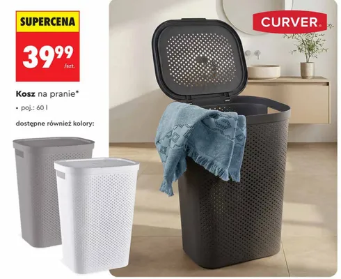 Kosz na pranie promocja w Biedronka