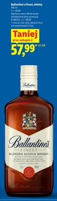 Whisky Ballantine's Finest promocja w Lidl