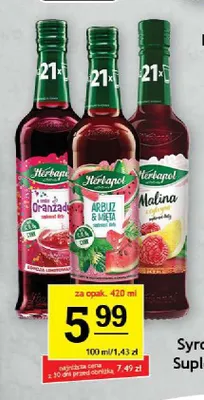 Syrop Herbapol Oranżada promocja w Gram Market