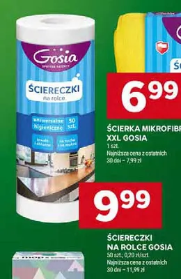 Ścierka mikrofibra XXL promocja w Stokrotka