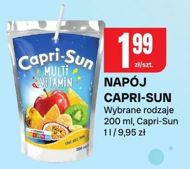 Napój Capri-Sun wybrane rodzaje promocja w Chorten