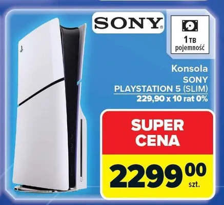 Konsola Playstation 5 (Slim) promocja w Carrefour