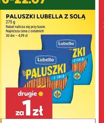 Paluszki Lubella z cebulką promocja w Stokrotka