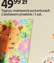 Tygrys malowanie po konturach z zestawem pisaków CREADU promocja w Empik