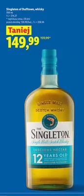 Whisky Singleton of Dufftown promocja w Lidl