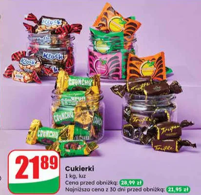 Cukierki promocja w Dino