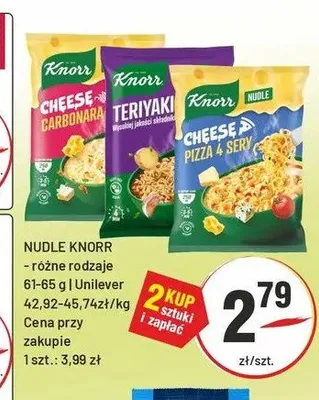 Nudle Knorr promocja w Sedal