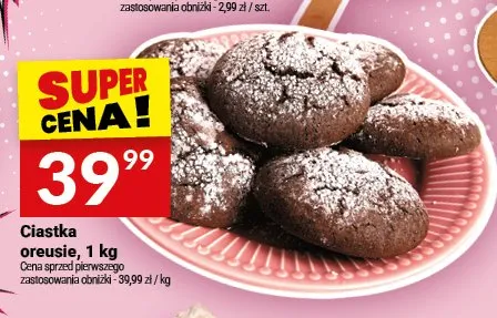 Ciastka oreusie promocja w Twój Market